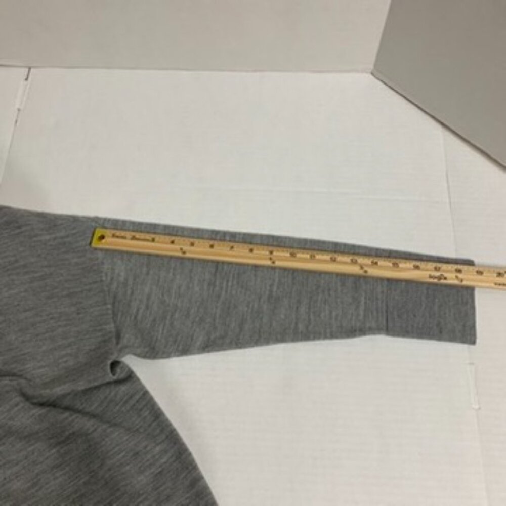 Banana Republic womens medium light gray merino wool sweater - Picture 8 of 11